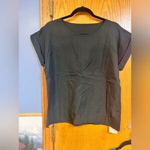 NWT roll sleeve blouse